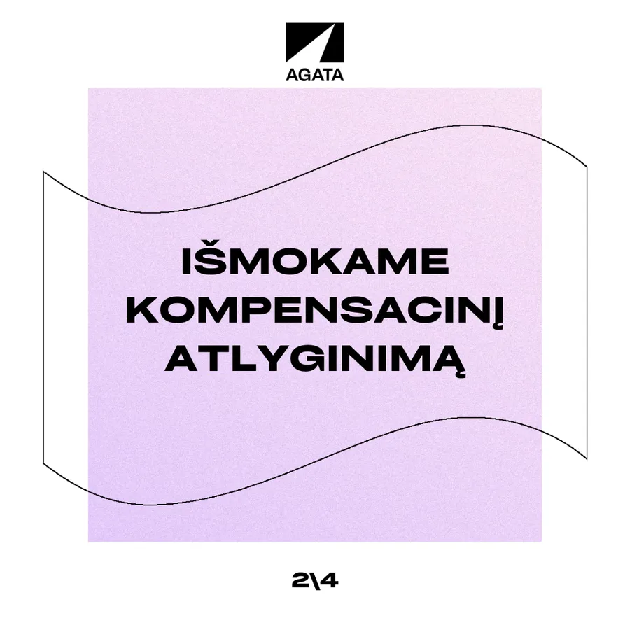 Informacija apie išmokamą Kompensacinį atlyginimą